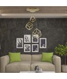 46W LED Designer hanglamp - 3 gouden kubussen, 3000K, 4900lm, 56x48,5x156cm