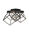 46W Designer LED hanglamp - 4900lm, dimbaar, zwart, 3000K, warm wit