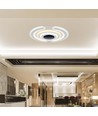 95W smart decoratieve LED plafondlamp - 9900lm, Ø52cm, CCT, dimbaar, incl. afstandsbediening