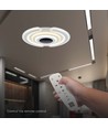 95W smart decoratieve LED plafondlamp - 9900lm, Ø52cm, CCT, dimbaar, incl. afstandsbediening