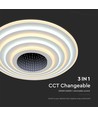 125W Designer LED plafondlamp, 13100lm - Ø50cm, dimbaar, 3-in-1 CCT, incl. afstandsbediening