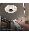125W Designer LED plafondlamp, 13100lm - Ø50cm, dimbaar, 3-in-1 CCT, incl. afstandsbediening