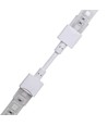 Waterdichte connector met kabel voor LED-strip - 10mm, RGB, IP68, 5V-24V