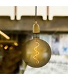 E27 4W dimbare G200S Spiral Filament LED lamp - Smoky glas, 2700K, 120lm, 300° lichtbundel