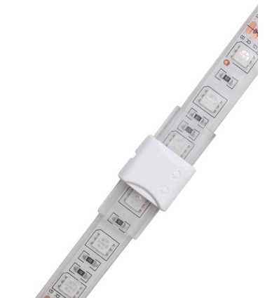 Waterdichte connector voor LED-strip - 10mm, RGB, IP68, 5V-24V