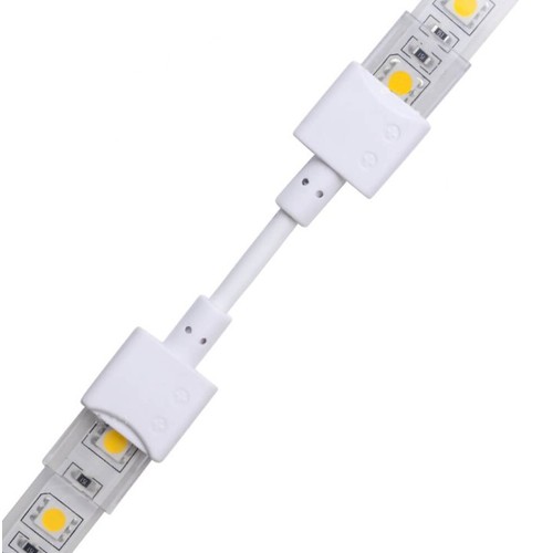 Waterdichte connector met kabel voor LED-strip - 10mm, enkelkleurig, IP68, 5V-24V