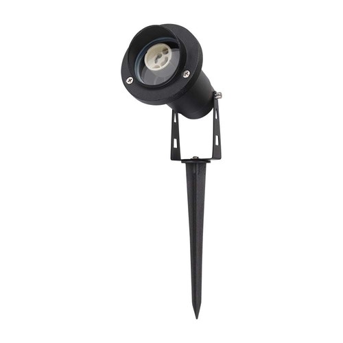 GU10 prikspot - Zwart, IP65, aluminium, verstelbaar, excl. lichtbron