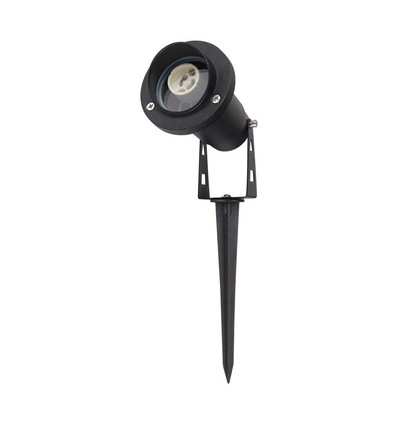 GU10 prikspot - Zwart, IP65, aluminium, verstelbaar, excl. lichtbron