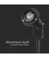 GU10 prikspot - Zwart, IP65, aluminium, verstelbaar, excl. lichtbron