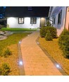 V-Tac GU10 mini inbouwspot - Rond, roestvrij staal, GU10 fitting