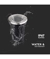 V-Tac GU10 mini inbouwspot - Rond, roestvrij staal, GU10 fitting