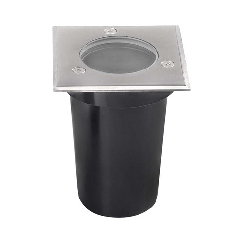 V-Tac GU10 mini inbouwspot - Vierkant, roestvrij staal, GU10 fitting
