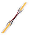 Laagprofiel connector met kabel voor LED-strip - 10mm, COB, enkelkleurig, IP20, 5V-24V