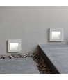 5W witte LED inbouwspot voor trappen - IP65, 3000K, vierkant, aluminium