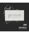 3W LED trapverlichting - 180lm, 3000K, wit, 5,8x10,3 cm, incl. lichtbron