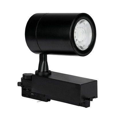 35W 3-fase railspot - 6000K, zwart