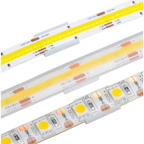 20 stuks verborgen montagemclips voor LED-strip - 10mm, geschikt voor IP20 strips