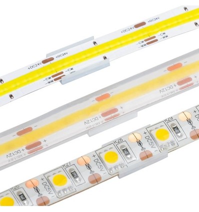 20 stuks verborgen montagemclips voor LED-strip - 10mm, geschikt voor IP20 strips