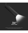 7W LED Railspot - Samsung Chip 3000K 5 Jaar Garantie, Zwarte Behuizing
