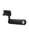 7W Samsung LED spanningsrail spot, RA90, zwart - 100lm/W, 5 jaar garantie, IP20 binnen