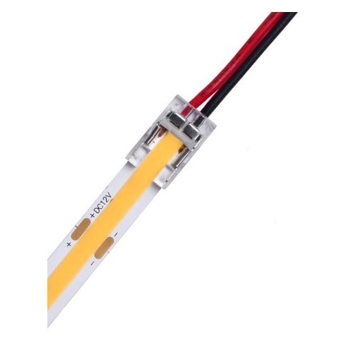 Laagprofiel startconnector voor LED-strip - 8mm, COB, enkelkleurig, IP20, 5V-24V