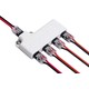 IDC 4-wegs splitter - IP20, 5V-36V, 6A