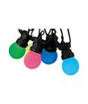 7m LED lichtsnoer met 15 RGB lampen - 0.5W/lamp, bediend via meegeleverde afstandsbediening