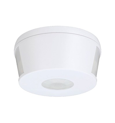 Bewegingsmelder 360° PIR, 1000W - Opbouw, bereik tot 30m, IP20 binnenshuis, wit