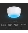 Bewegingsmelder 360° PIR, 1000W - Opbouw, bereik tot 30m, IP20 binnenshuis, wit