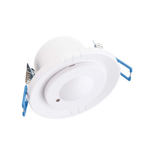 300W Microgolf bewegingssensor - 360°, wit, IP20, bereik 1-8m, instelbare lux en tijd