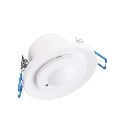 300W Microgolf bewegingssensor - 360°, wit, IP20, bereik 1-8m, instelbare lux en tijd