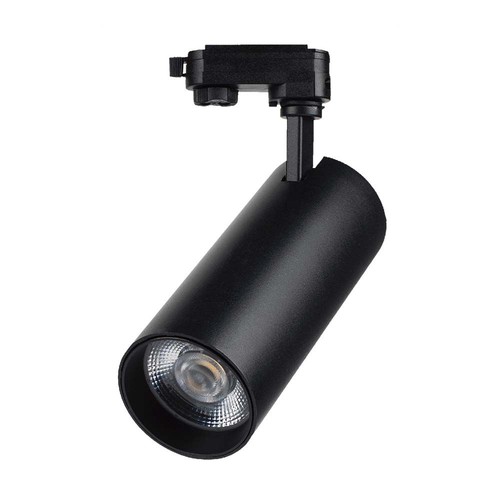 30W/40W trackspot, RA90, zwart - CCT, 35 graden, COB LED