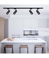 30W/40W trackspot, RA90, zwart - CCT, 35 graden, COB LED