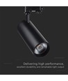 30W/40W trackspot, RA90, zwart - CCT, 35 graden, COB LED