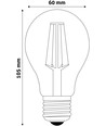 E27 7,5W LED-lamp - Kopspiegel, A60