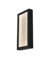 20W LED buiten wandlamp - IP65, 2300lm, zwart, warm wit, 40cm hoog