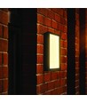 20W LED buiten wandlamp - IP65, 2300lm, zwart, warm wit, 40cm hoog