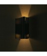 12W LED wandlamp met up/down licht - IP65, zwart, 4000K, 1250lm, 340° stralingshoek