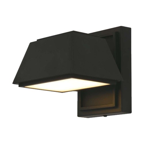 15W LED wandlamp met up/down licht - IP65 buiten, 130lm/W, zwart, 16x16,5cm, incl. lichtbron