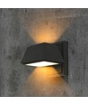 15W LED wandlamp met up/down licht - IP65 buiten, 130lm/W, zwart, 16x16,5cm, incl. lichtbron
