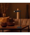 Oplaadbare 3-in-1 LED-lamp - Magnetisch, zwart, dimbaar, incl. voet en 2 stuks montagebeugels