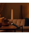 Oplaadbare 3-in-1 LED-lamp - Magnetisch, zwart, dimbaar, incl. voet en 2 stuks montagebeugels
