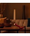 Oplaadbare 3-in-1 LED-lamp - Magnetisch, rood, dimbaar, incl. voet en 2 stuks montagebeugels