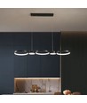 38W LED hanglamp, 100cm - Zwart, 4560lm, 4000K, incl. lichtbron