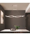 30W LED hanglamp, 120x100cm - 3450lm, wit, 4000K, designer plafondlamp, incl. lichtbron