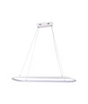 24W Hanglamp - LED (80x20x100cm), 4000K, wit armatuur