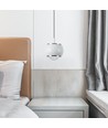 9W LED pendellamp - 10x10x100cm, 111lm/W, wit, 120 graden, incl. lichtbron