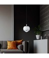 9W LED pendellamp, wit - 1000lm, 111lm/W, 10x10x100cm, incl. lichtbron