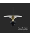 9W designer pendellamp - Zwart/Goud, 1000lm, IP20, metaal, 30x320x100cm