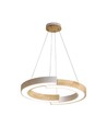 32W Hanglamp - LED, 43x100, 4000K, Wit, Hout
